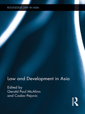 cover image of Law and Development in Asia